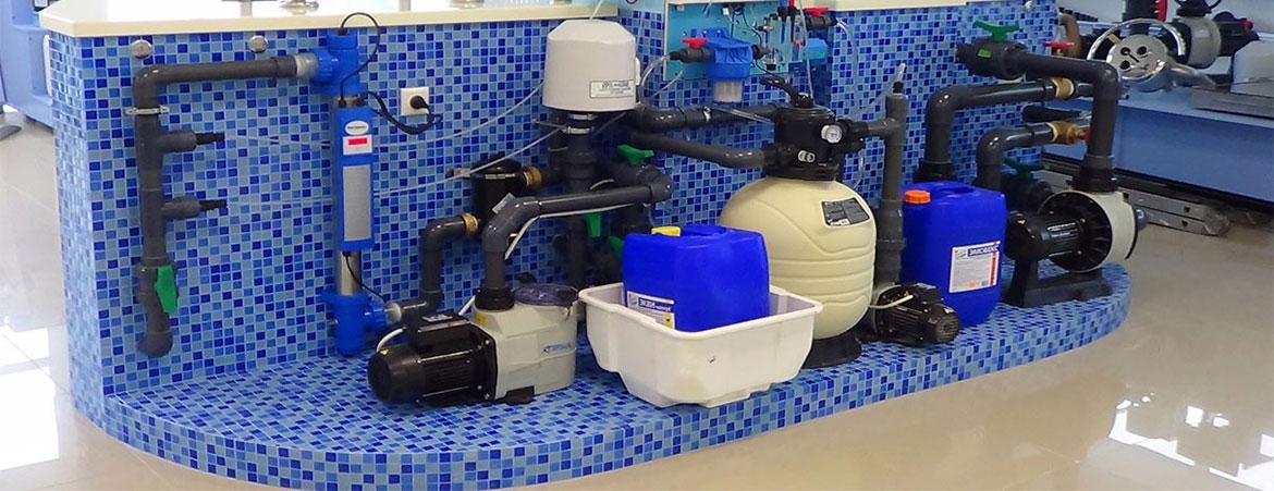 Комплектация оборудования для бассейна